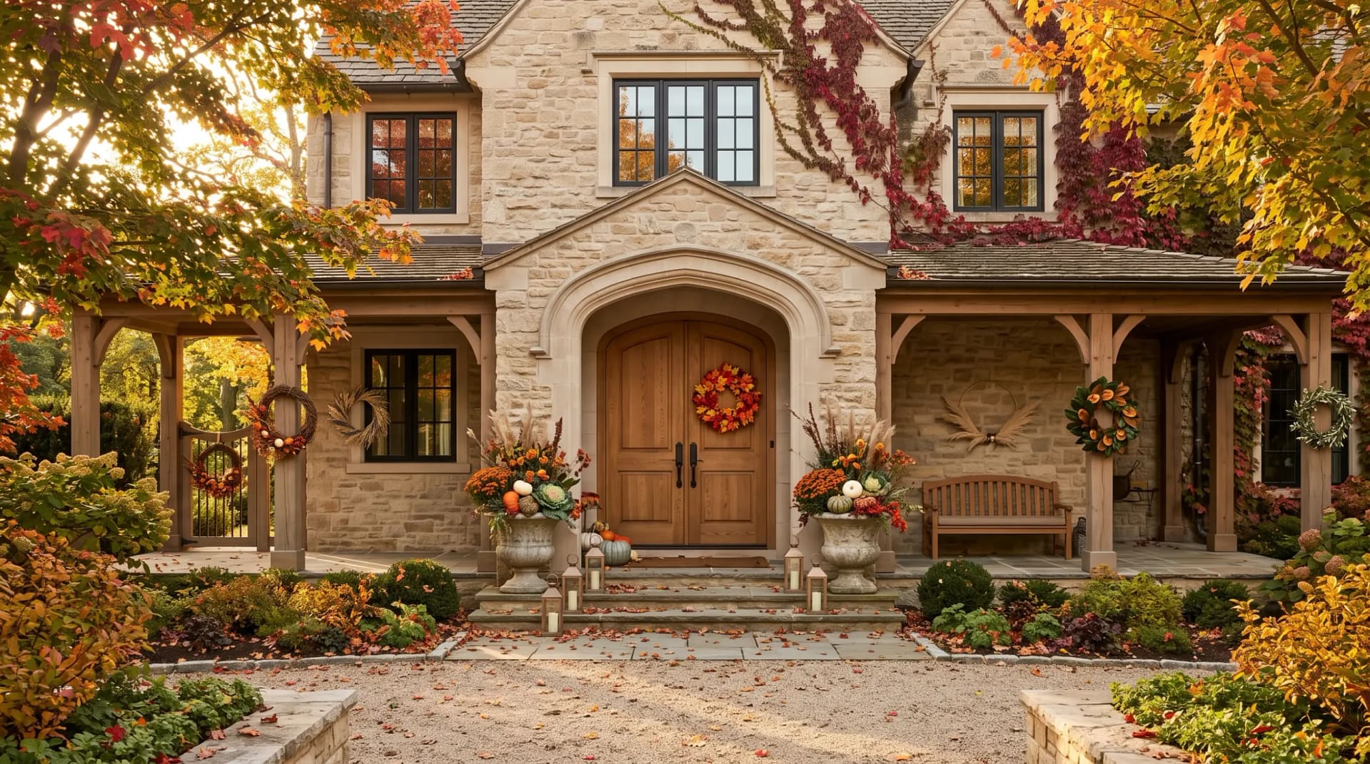 Fall Front Door Wreath
