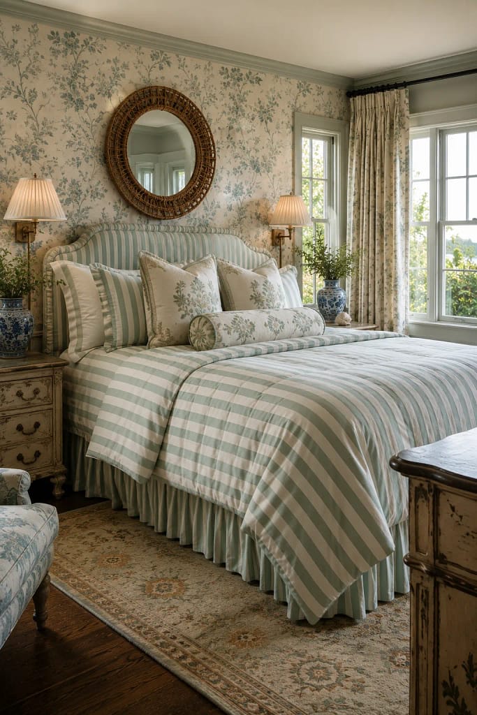 22 Seafoam Green Bedroom Ideas for Calm Coastal Style 23 Seafoam Green Painted Nightstands