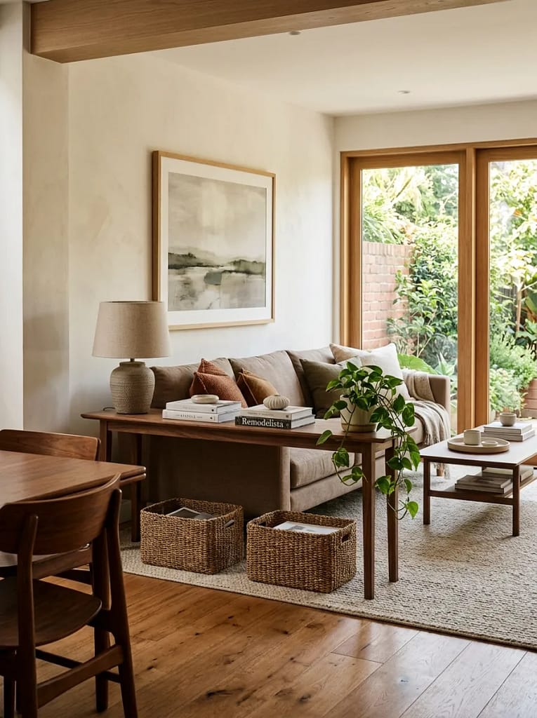 20 Small Living Room Makeover Ideas That Transform 16 Add a Slim Console Table