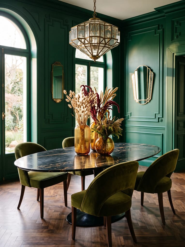 21 Harvest Table Centerpiece Ideas Guests Will Love 8 Amber Glass Vase Arrangement