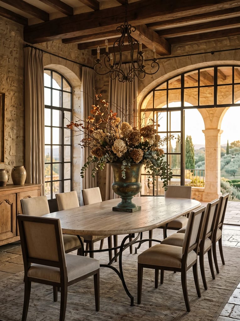 21 Harvest Table Centerpiece Ideas Guests Will Love 19 Antique Brass Urn Arrangement