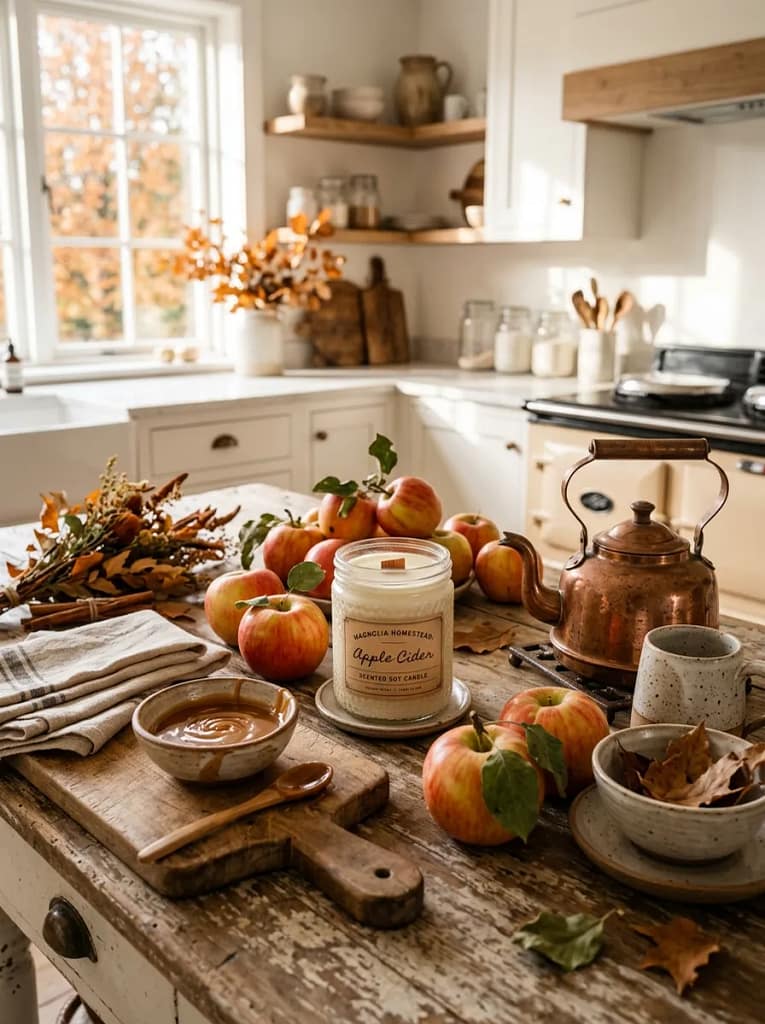 21 Fall Scented Candles to Make Home Feel Cozy 3 Apple Cider Candle