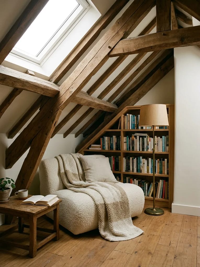 22 Rest Corner Ideas for Peaceful Cozy Home Retreats 11 Attic Hideaway Corner