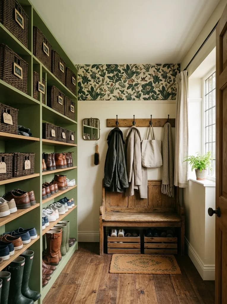 22 IKEA Mudroom Ideas for Smart Entryway Storage 7 BILLY Shoe and Basket Storage