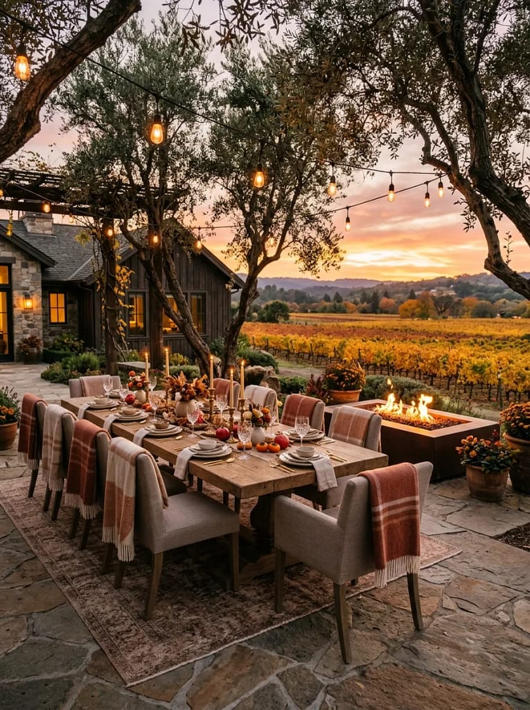 20 Fall Fire Pit Ideas for Cozy Backyard Evenings 21 Backyard Fire Pit Dining Area
