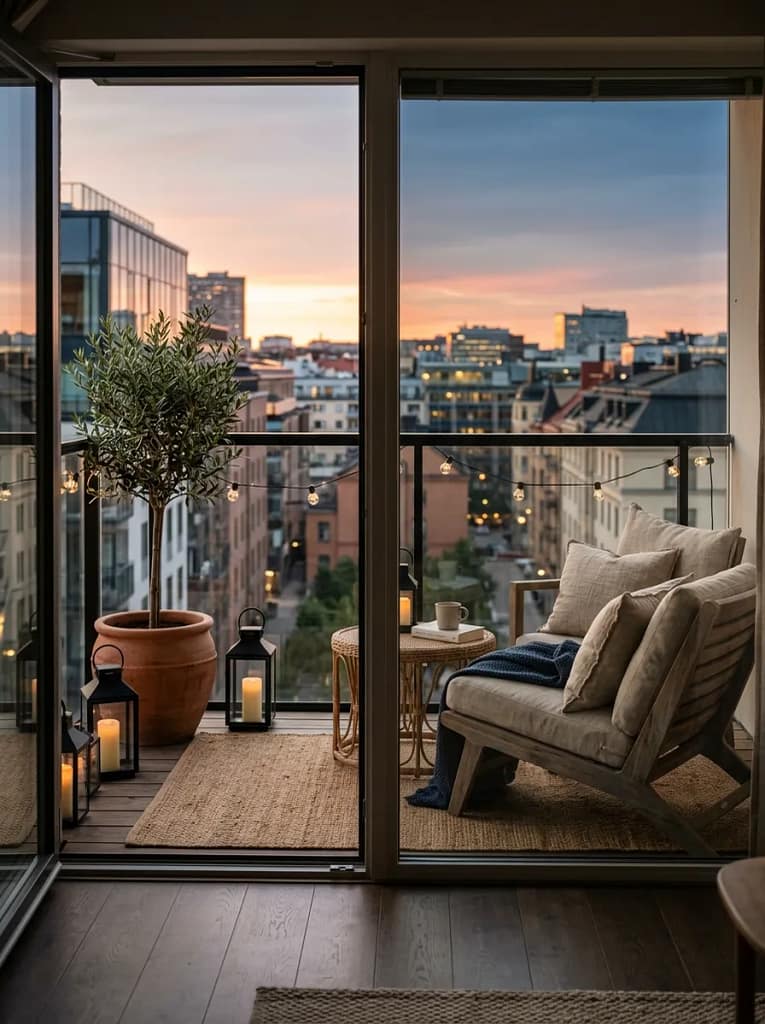 22 Rest Corner Ideas for Peaceful Cozy Home Retreats 10 Balcony Relaxation Corner