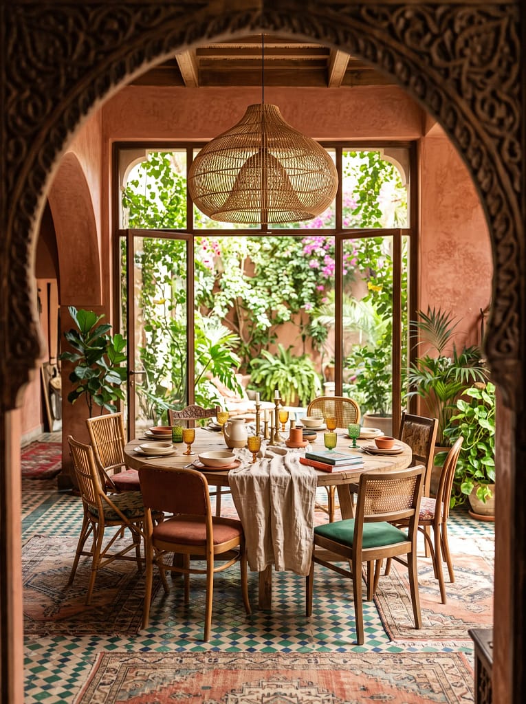 22 Dining Room Decor Ideas for Beautiful Stylish Spaces 5 Bohemian Eclectic Dining Room