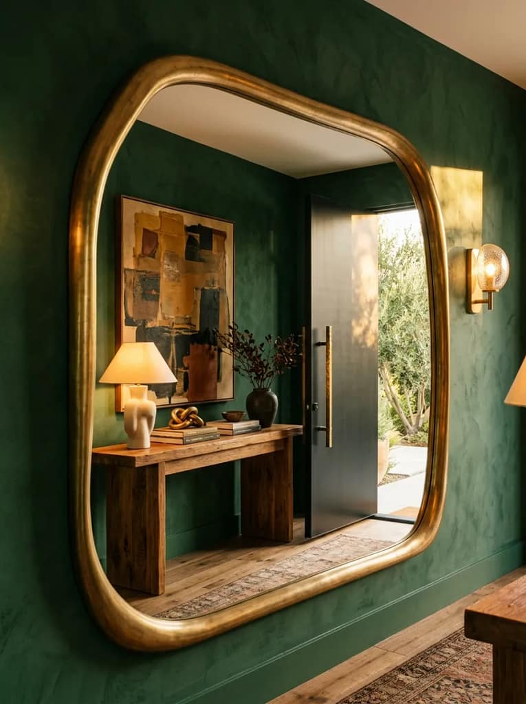 24 Entryway Refresh Ideas for Stylish First Impressions 20 Bold Paint Color Accent Wall