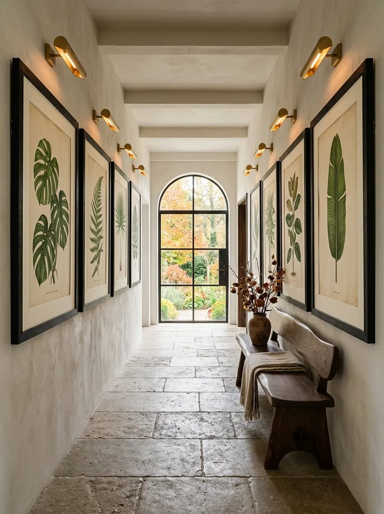 23 Fall Wall Art Ideas for Beautiful Seasonal Style 19 Botanical Leaf Print