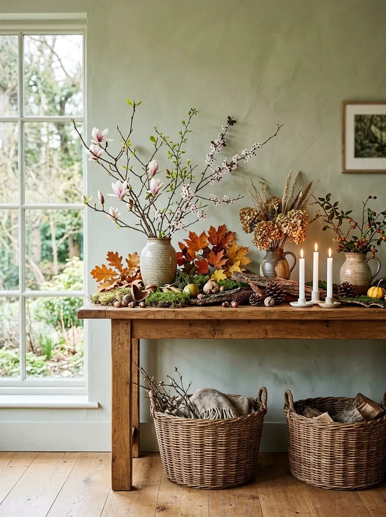 21 Forest Foraging Decor Ideas Full of Rustic Magic 22 Build Seasonal Nature Display