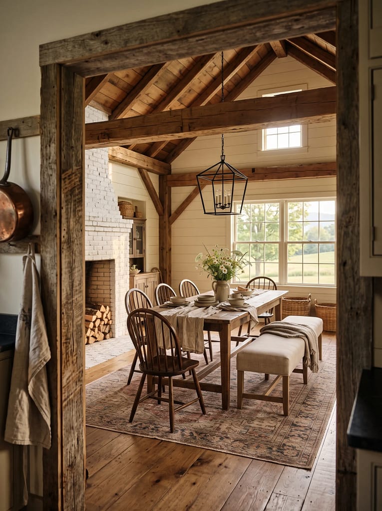 22 Dining Room Decor Ideas for Beautiful Stylish Spaces 3 Cozy Farmhouse Dining Room