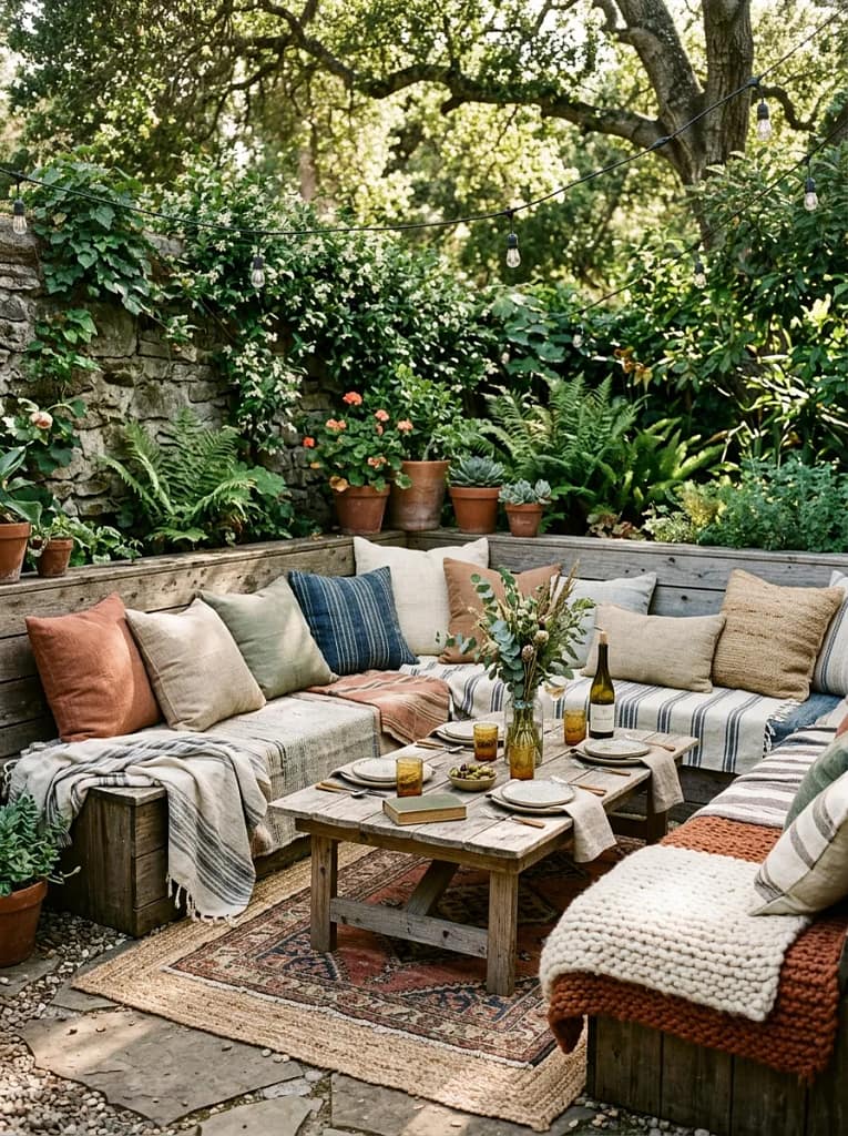 23 Outdoor Picnic Area Ideas for Backyard Gatherings 13 Cozy Outdoor Throw Pillows