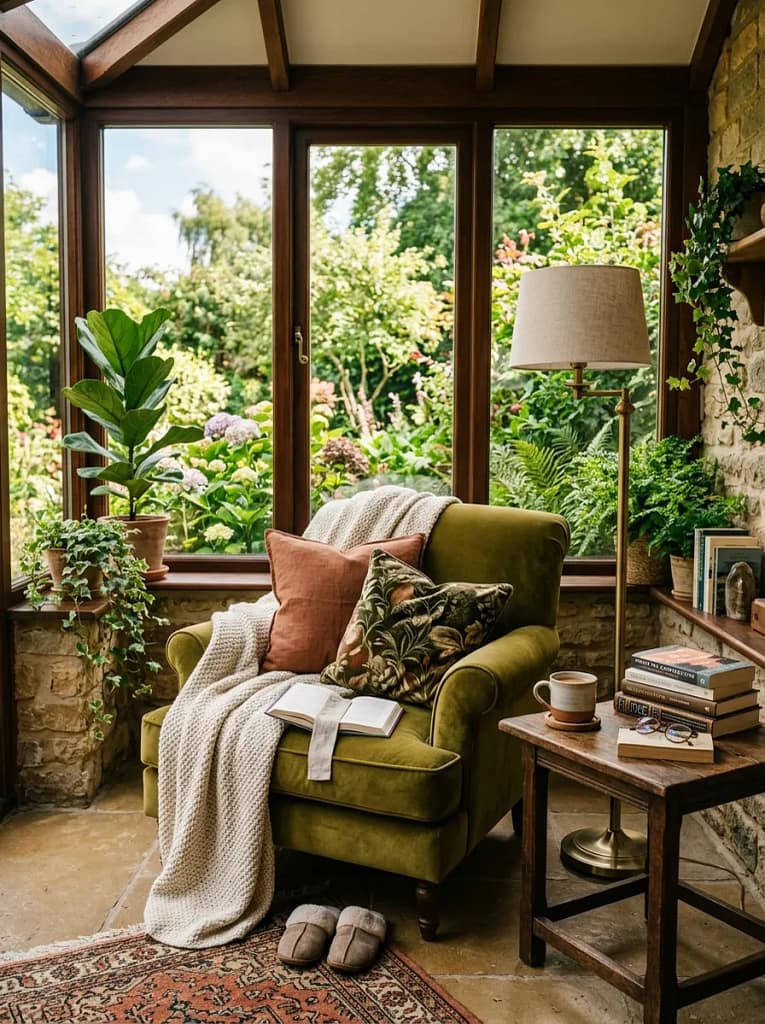 22 Cozy Sunroom Ideas for Bright Relaxing Spaces 19 Cozy Reading Nook