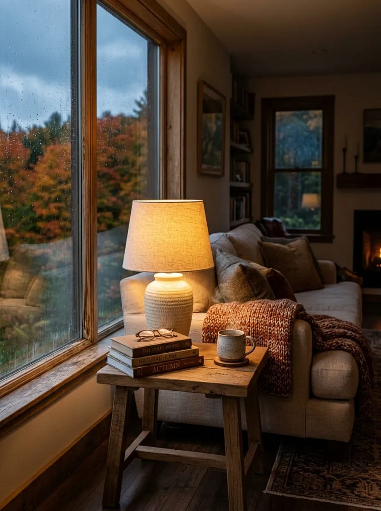 24 Autumn Lighting Ideas for Warm Cozy Evenings 6 Cozy Table Lamps