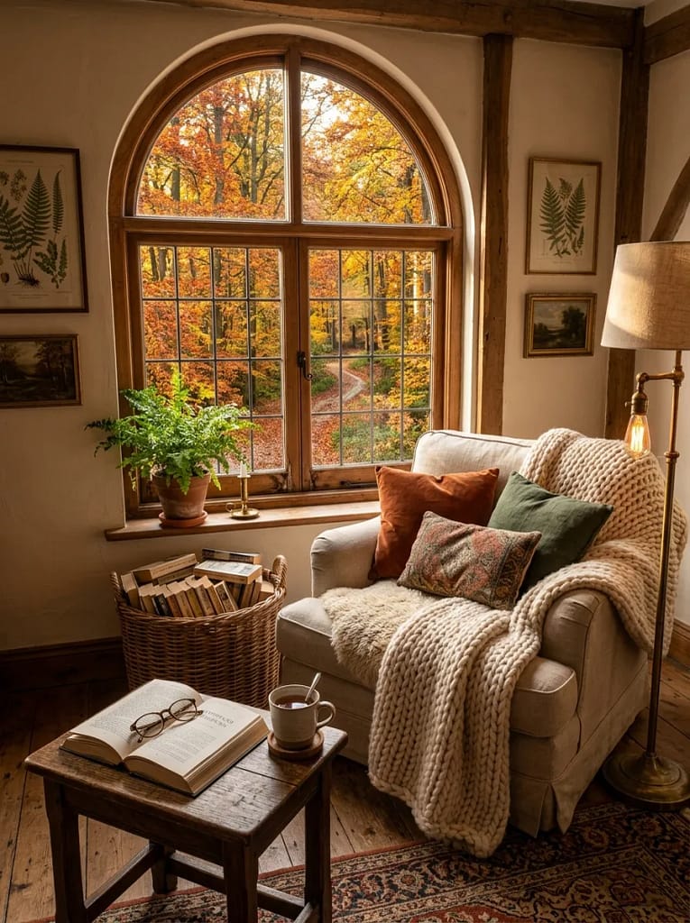 21 Forest Foraging Decor Ideas Full of Rustic Magic 21 Create Cozy Woodland Reading Nook