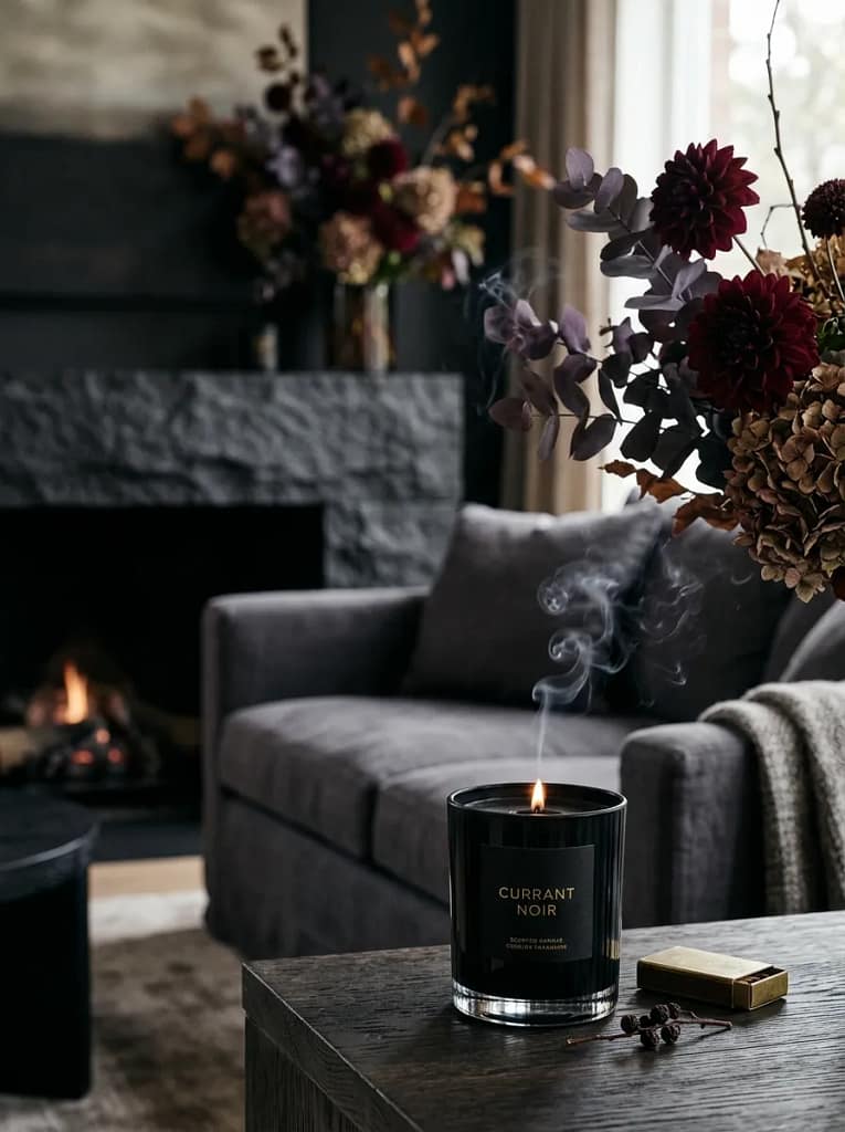 21 Fall Scented Candles to Make Home Feel Cozy 13 Currant Noir Candle
