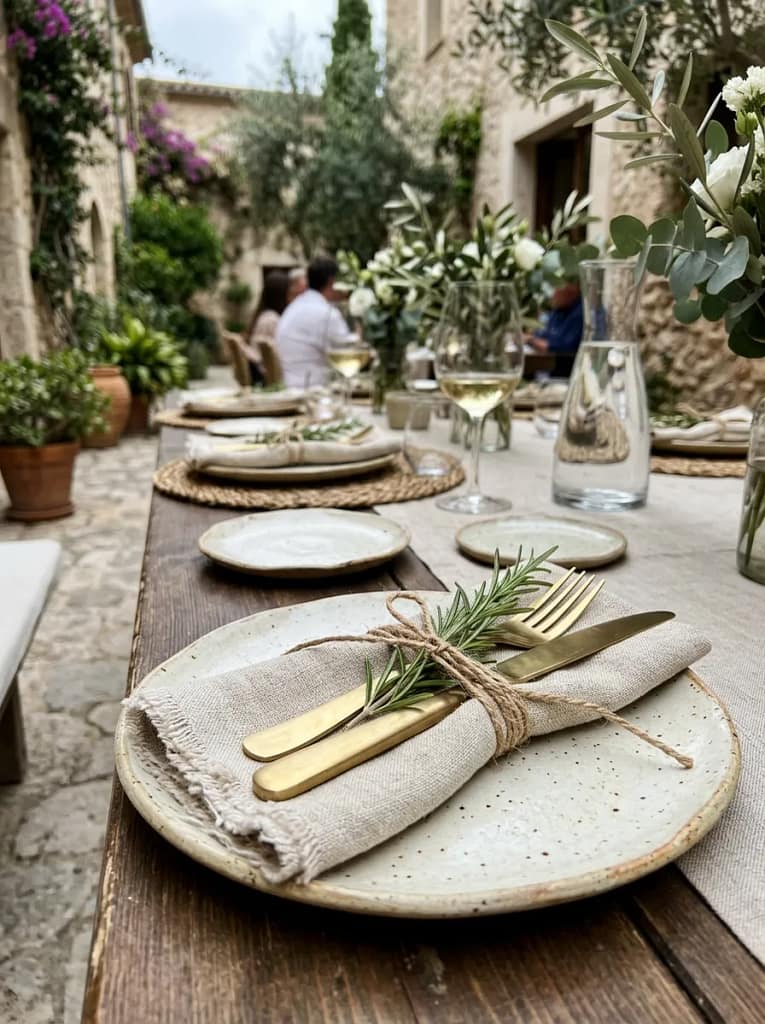 22 Backyard Potluck Table Ideas for Easy Entertaining 19 DIY Napkin and Silverware Bundles