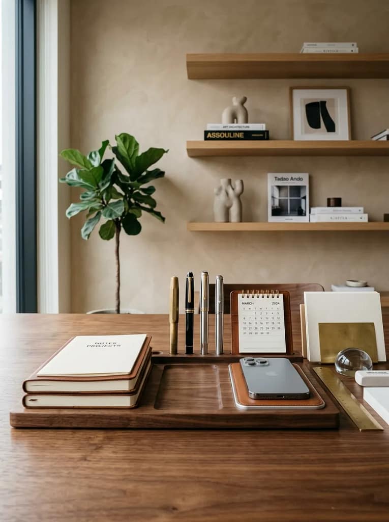 20 Home Office Decor Ideas for Productive Workspaces 6 Desk Organizer Setup