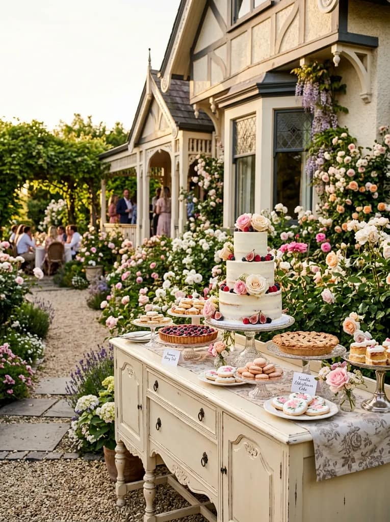 22 Backyard Potluck Table Ideas for Easy Entertaining 21 Dessert Table Extension