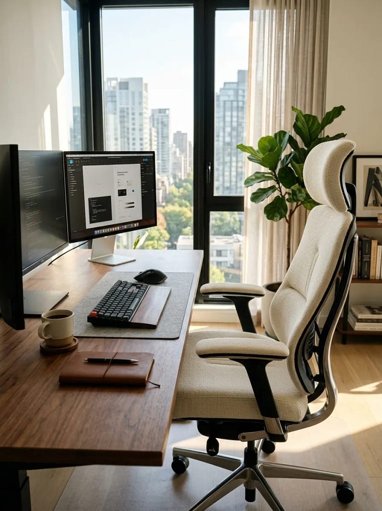 20 Home Office Decor Ideas for Productive Workspaces 9 Ergonomic Desk Chair