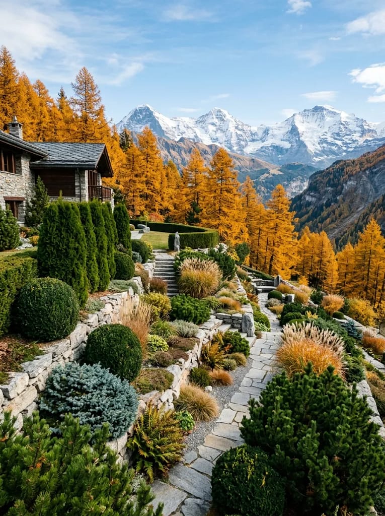 22 Autumn Garden Ideas for Dreamy Seasonal Beauty 15 Evergreen Garden Structure