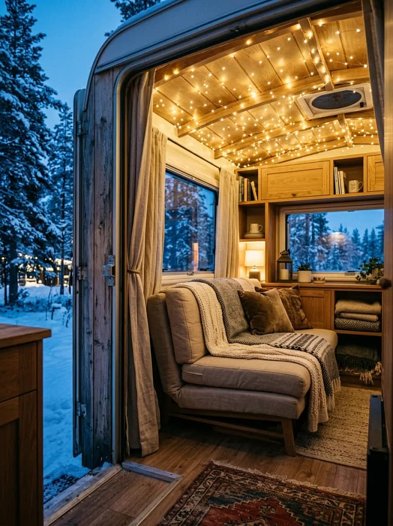 Fairy Light Ceiling Drape