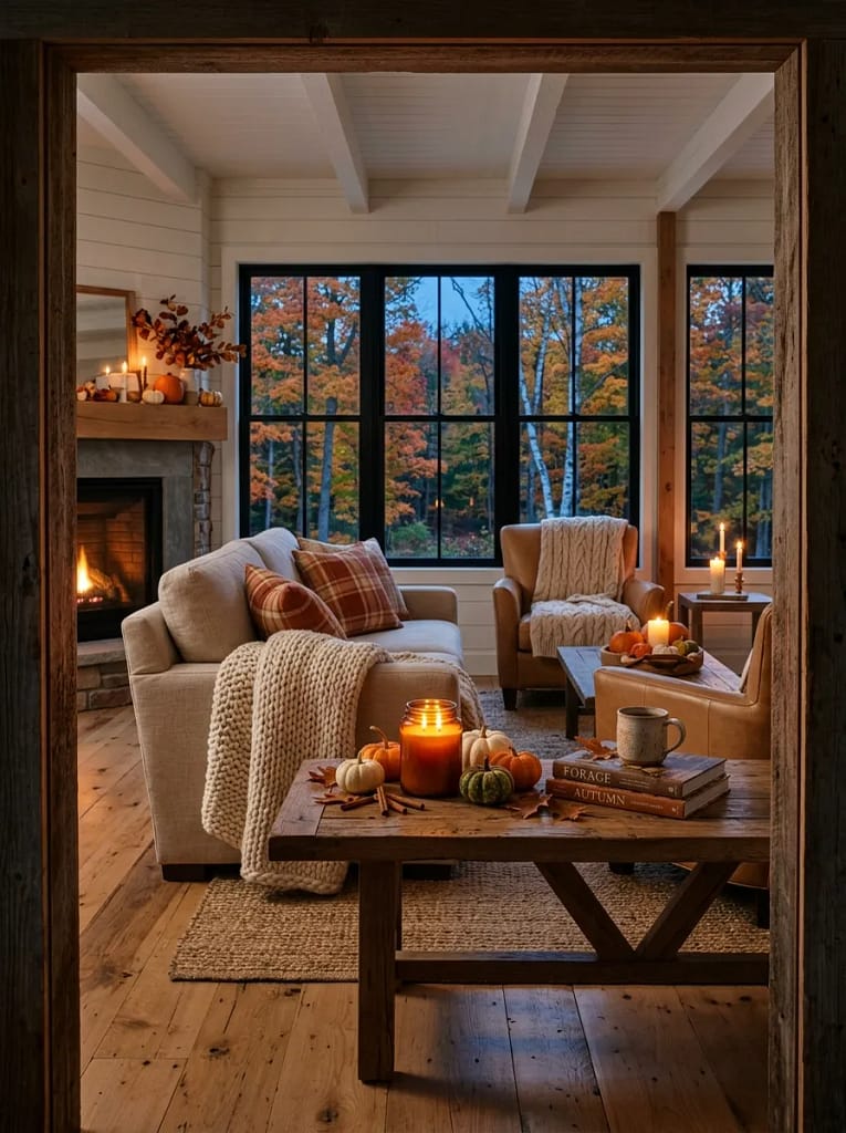 Fall Scented Candles with Pumpkin Spice