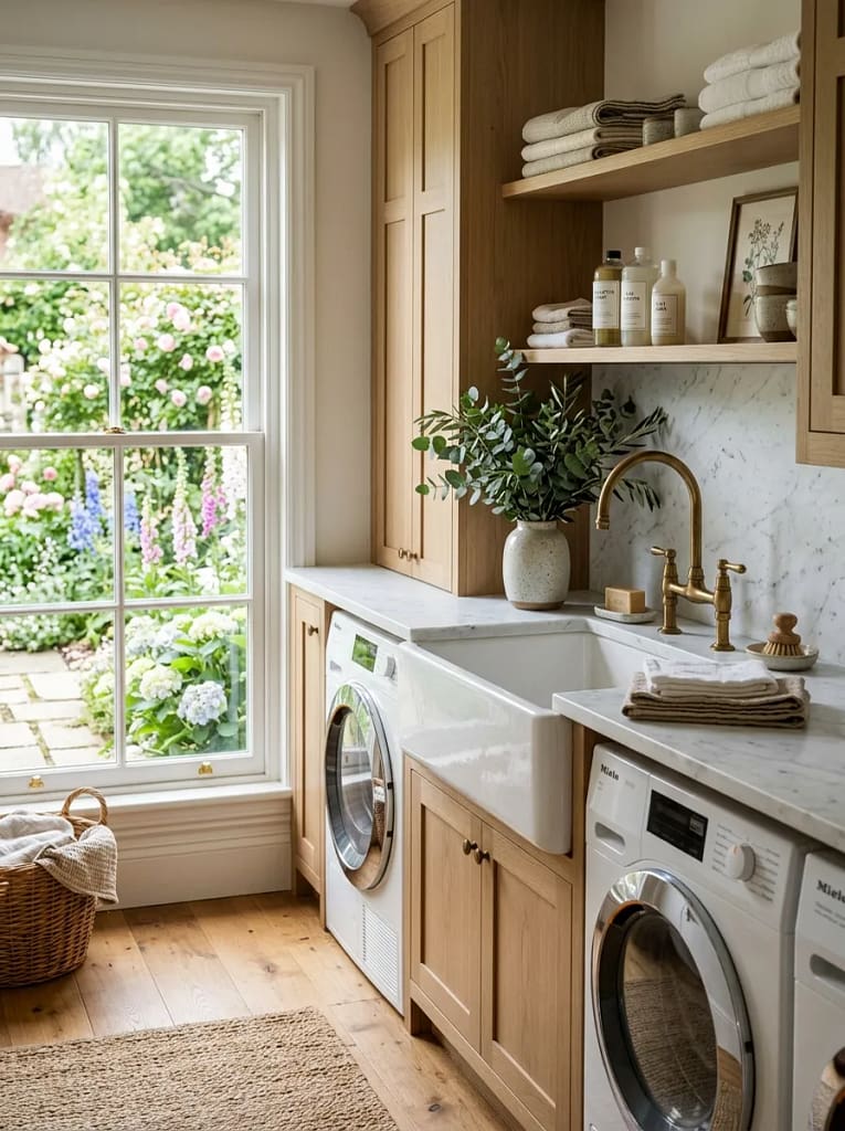 22 Laundry Room Decor Ideas for Stylish Small Spaces 7 Farmhouse Sink Style