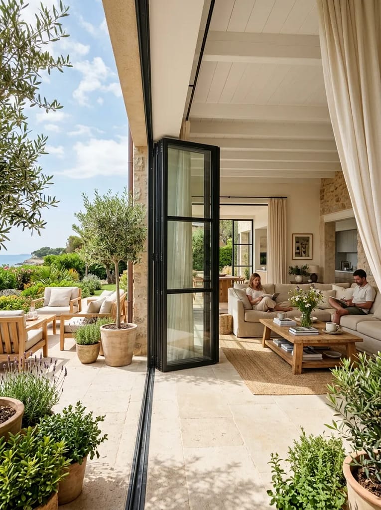 21 Living Room Renovation Ideas That Boost Home Style 18 Folding Glass Doors