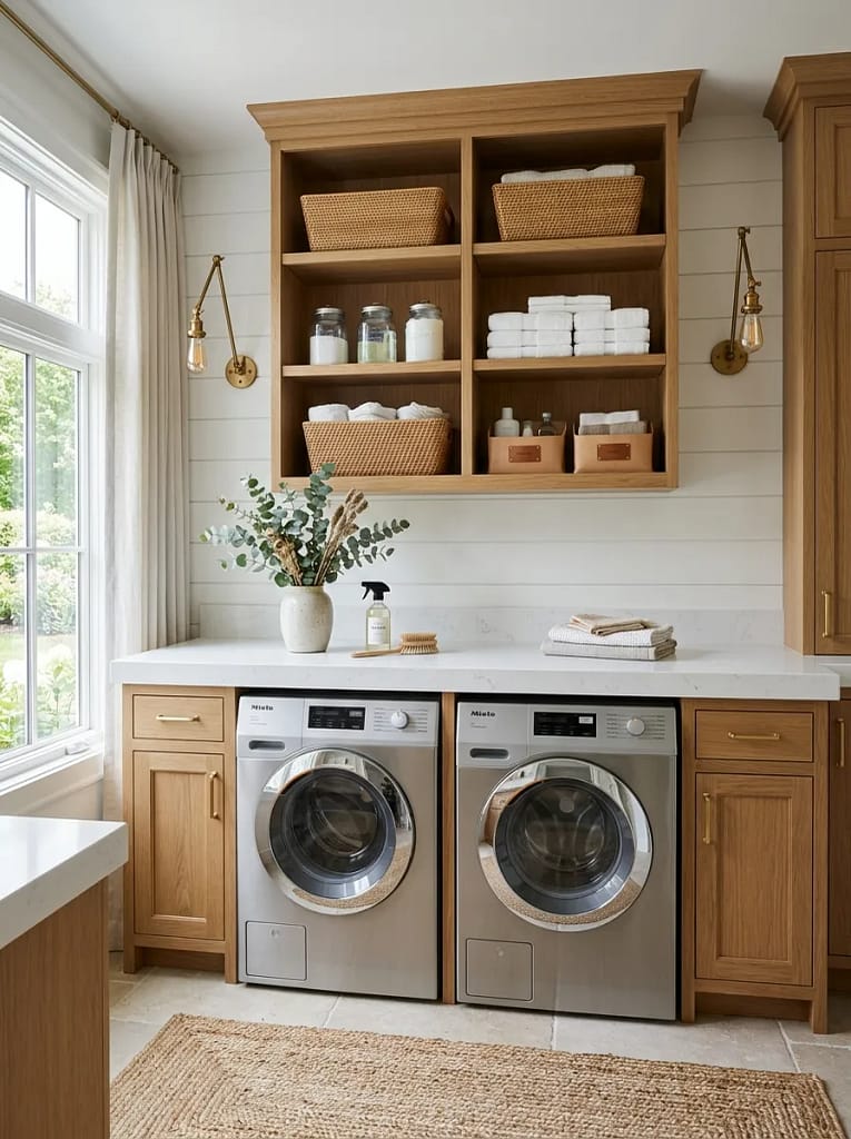 20 Laundry Room Organization Ideas for Clutter Free Space 9 Counter Folding Station