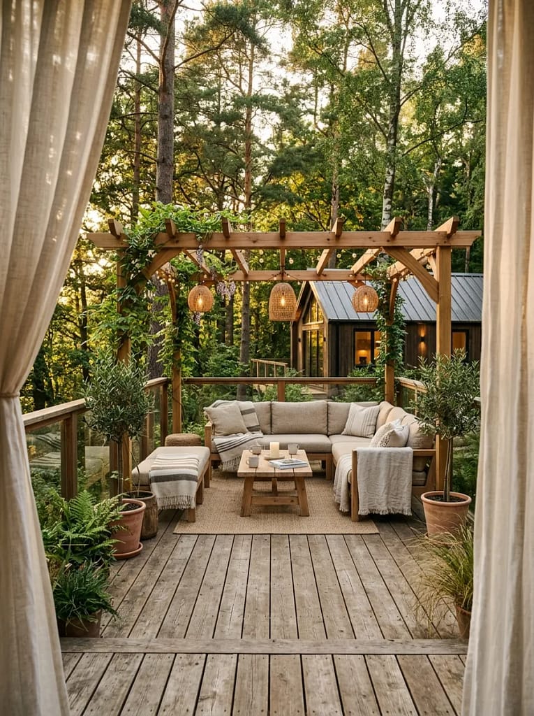 23 Shade Structure Ideas for Cool Outdoor Comfort 13 Freestanding Deck Pergola