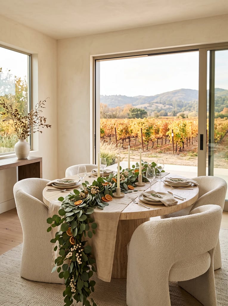 21 Harvest Table Centerpiece Ideas Guests Will Love 6 Fresh Eucalyptus Garland
