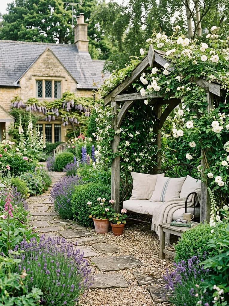 23 Shade Structure Ideas for Cool Outdoor Comfort 17 Garden Arbor Seating Nook