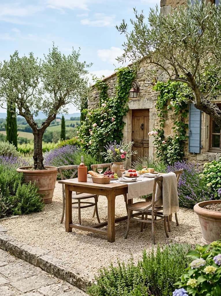 23 Outdoor Picnic Area Ideas for Backyard Gatherings 7 Gravel Picnic Patio