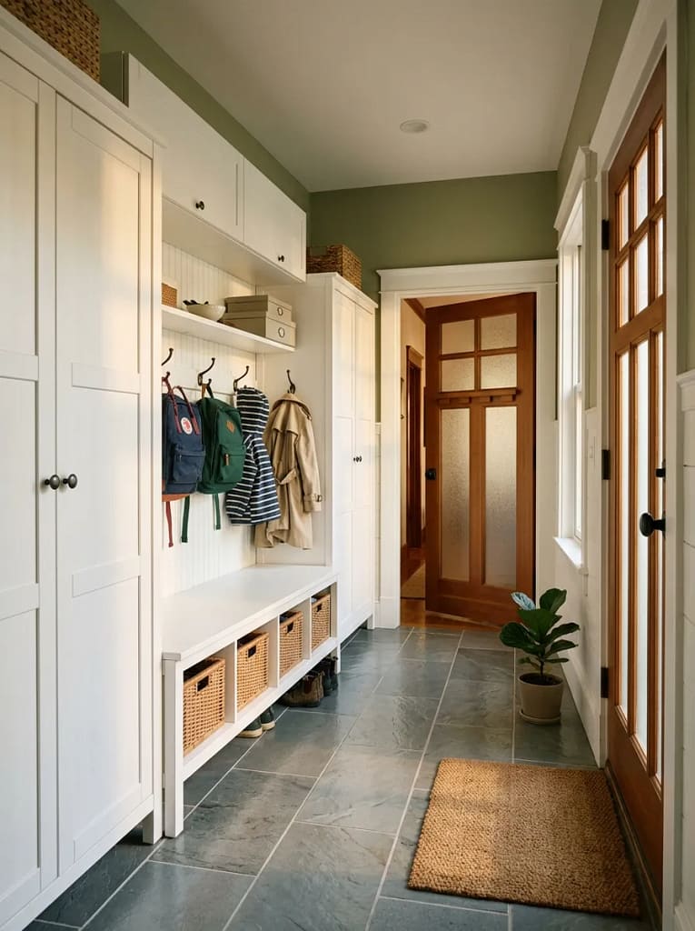 22 IKEA Mudroom Ideas for Smart Entryway Storage 4 HEMNES Family Mudroom Setup