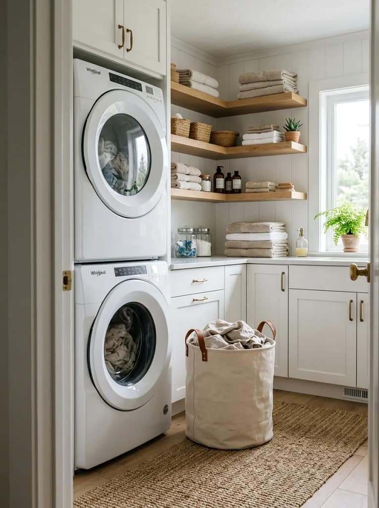 20 Laundry Room Organization Ideas for Clutter Free Space 15 Hamper Cloth Basket