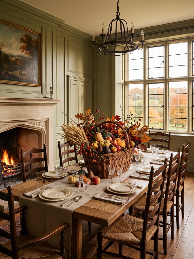 21 Harvest Table Centerpiece Ideas Guests Will Love 17 Harvest Basket Centerpiece