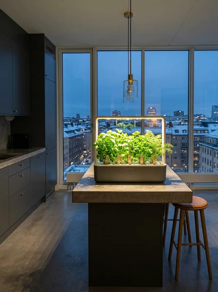 22 Herb Garden Ideas for Fresh Flavor All Year Long 15 Indoor LED Herb Kit