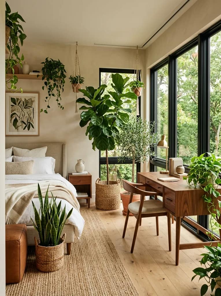 23 Office Guest Room Ideas for Stylish Dual Spaces 21 Indoor Plants