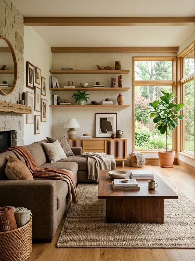 20 Small Living Room Makeover Ideas That Transform 17 Introduce Natural Wood Accents