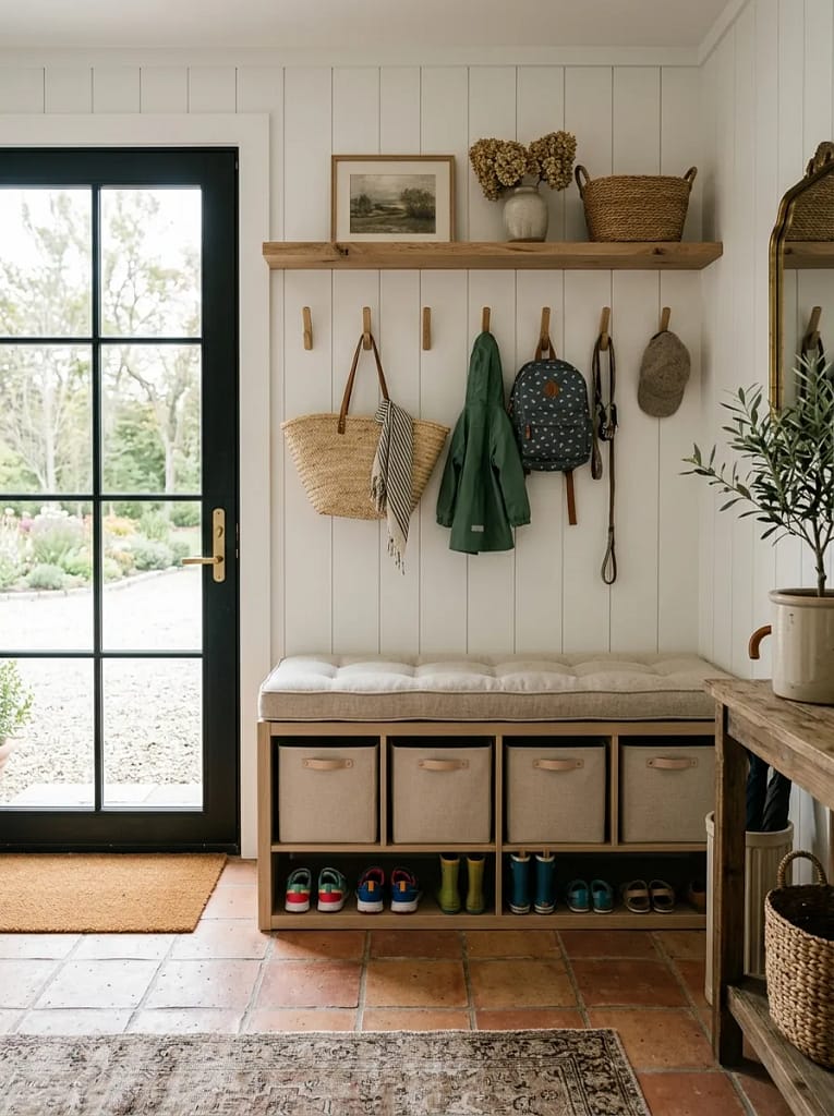 22 IKEA Mudroom Ideas for Smart Entryway Storage 3 KALLAX Entryway Storage Bench