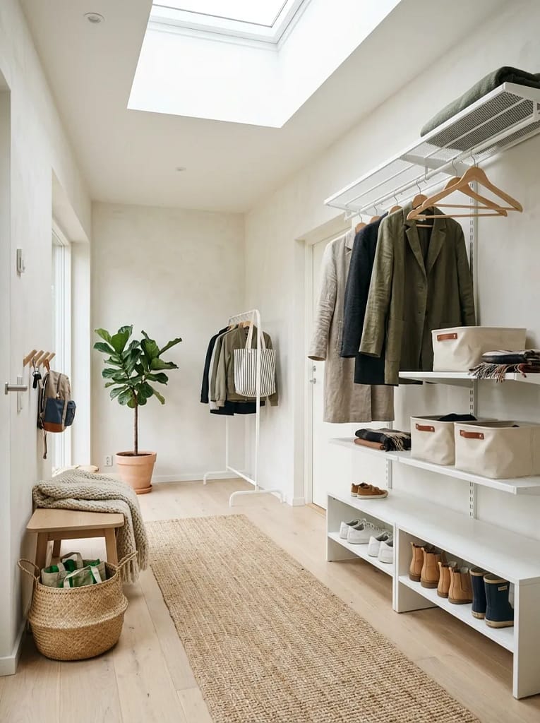 22 IKEA Mudroom Ideas for Smart Entryway Storage 15 MULIG Open Closet Mudroom