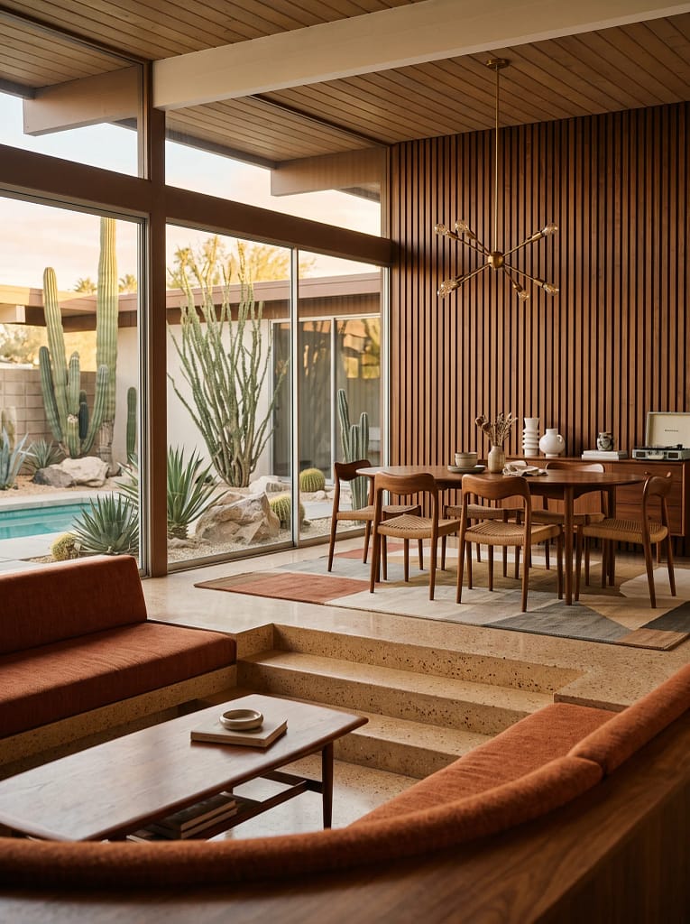 22 Dining Room Decor Ideas for Beautiful Stylish Spaces 9 Mid-Century Modern Dining Room