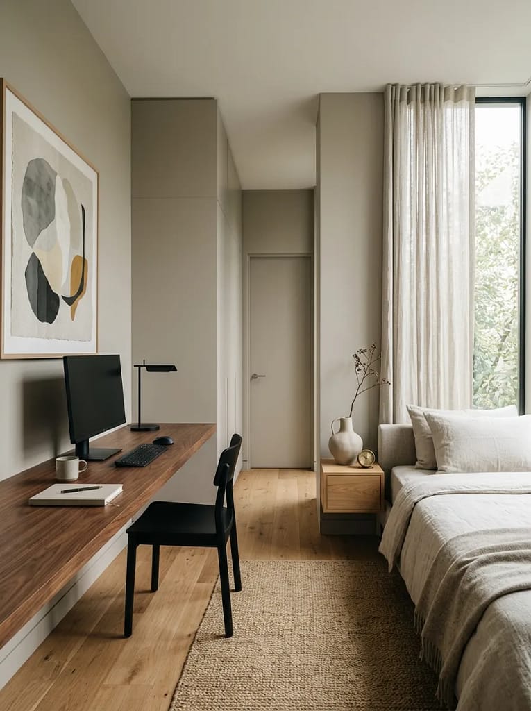 23 Office Guest Room Ideas for Stylish Dual Spaces 18 Minimalist Office Decor