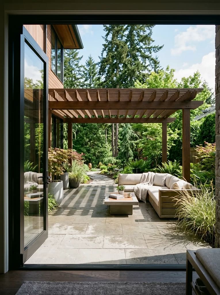 23 Shade Structure Ideas for Cool Outdoor Comfort 2 Modern Cedar Wooden Pergola