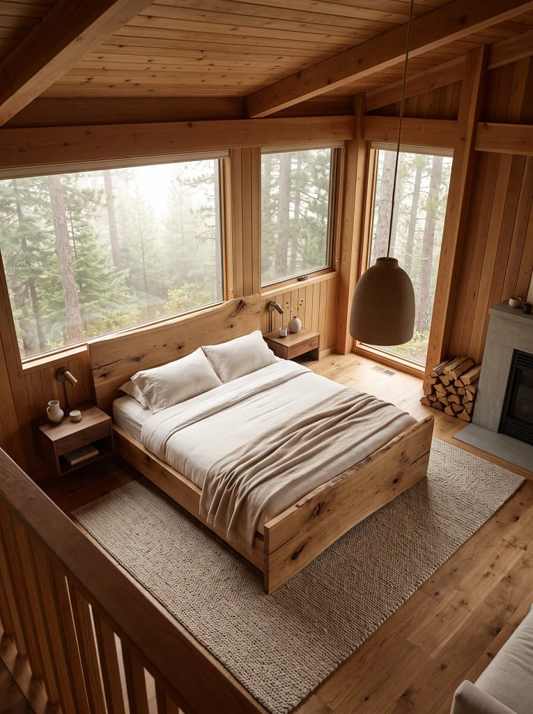 22 Bedroom Ideas for Cozy Stylish Dream Spaces 11 Natural Wood Bedroom Design