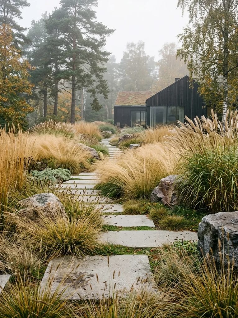 22 Autumn Garden Ideas for Dreamy Seasonal Beauty 3 Ornamental Grass Garden