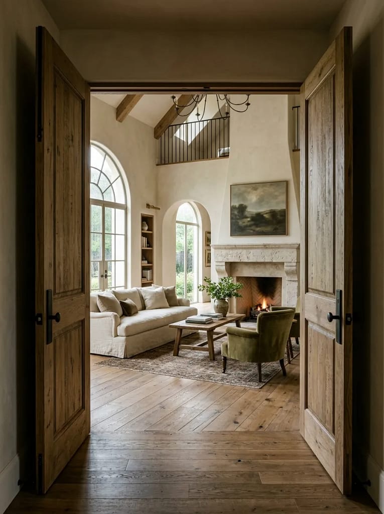 21 Living Room Renovation Ideas That Boost Home Style 15 Oversized Interior Doors