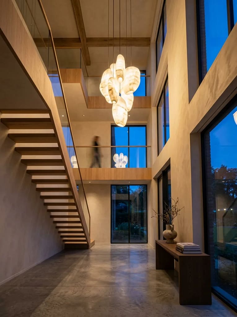 24 Entryway Refresh Ideas for Stylish First Impressions 9 Pendant Light Upgrade