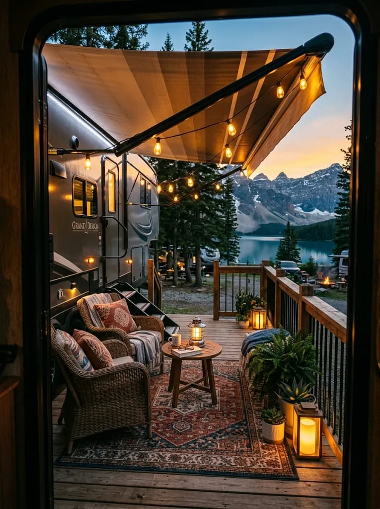 RV Solar String Lights